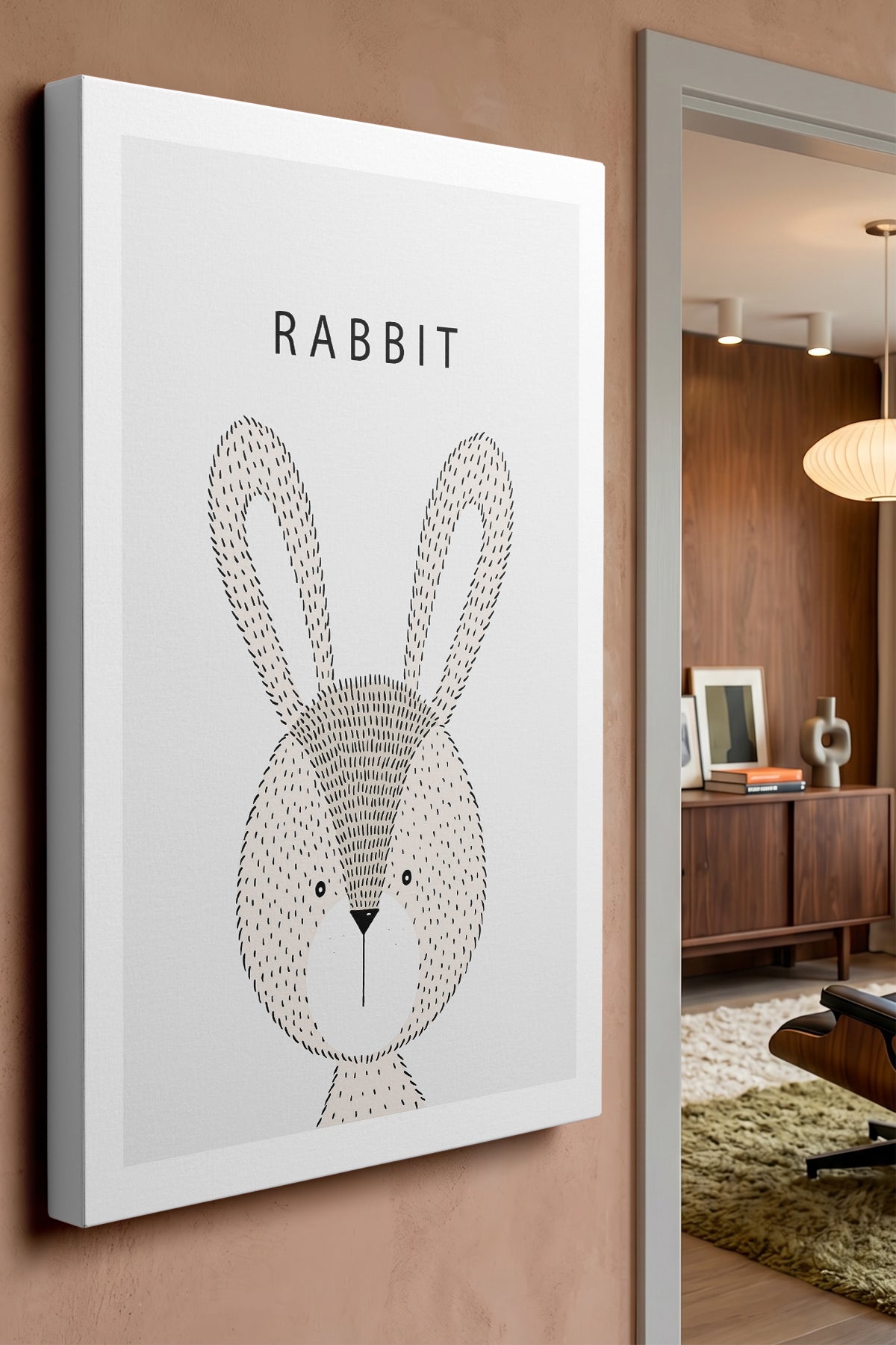 Rabbit Nursery Canvas Print — canvas wall art