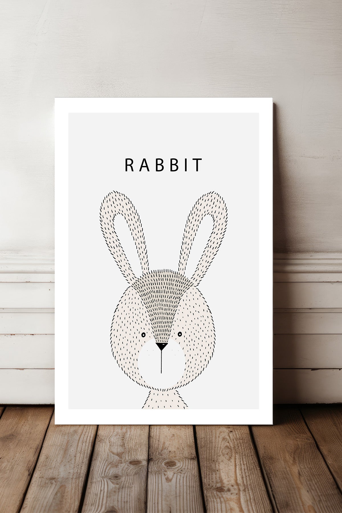 Rabbit Nursery Canvas Print — canvas wall art