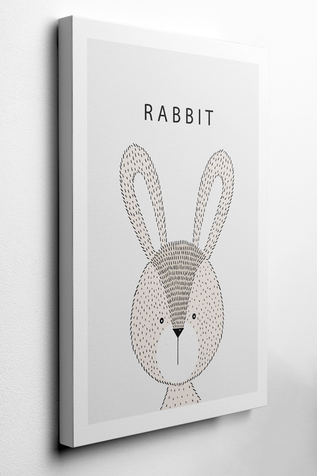 Rabbit Nursery Canvas Print — canvas wall art