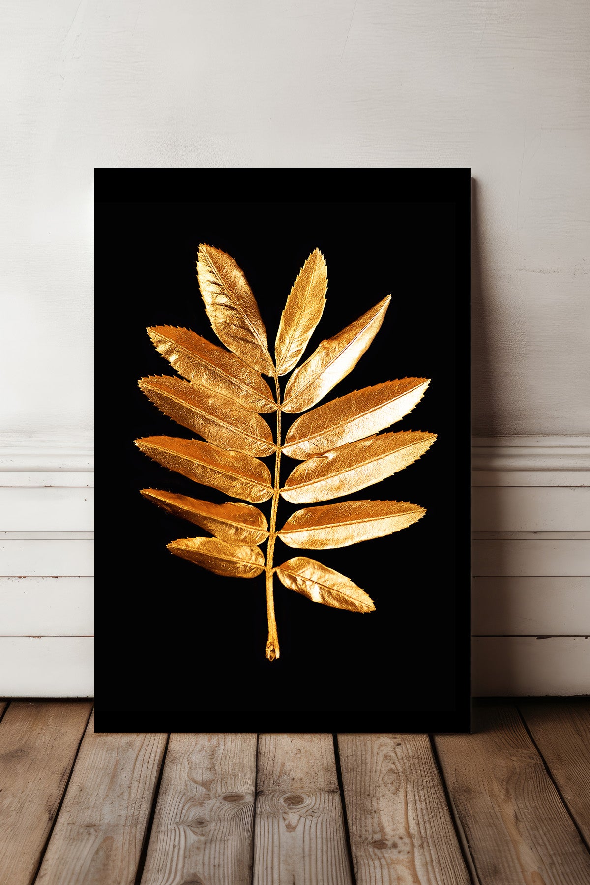 Gilded Fern Canvas Print — canvas wall art