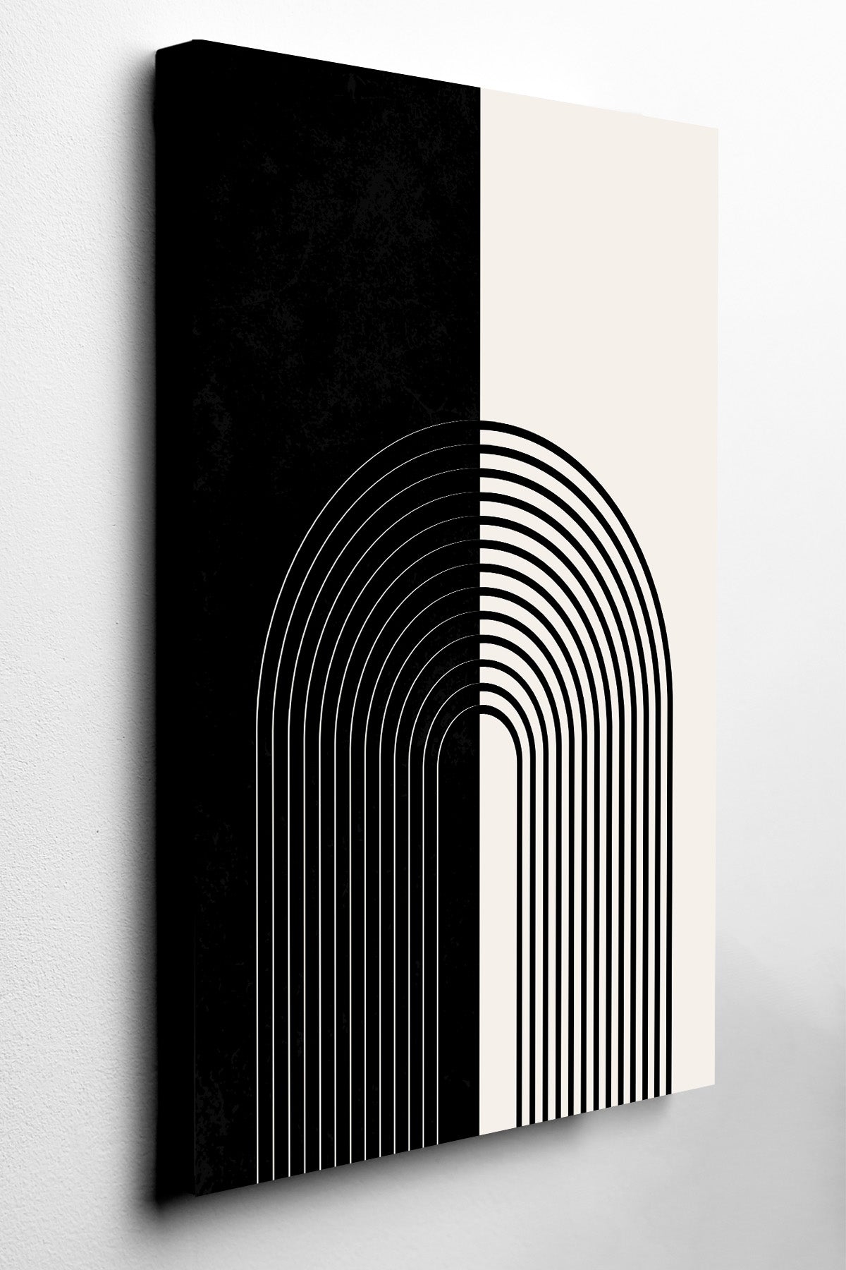 Monochrome Arch Line Art Canvas Print — canvas wall art
