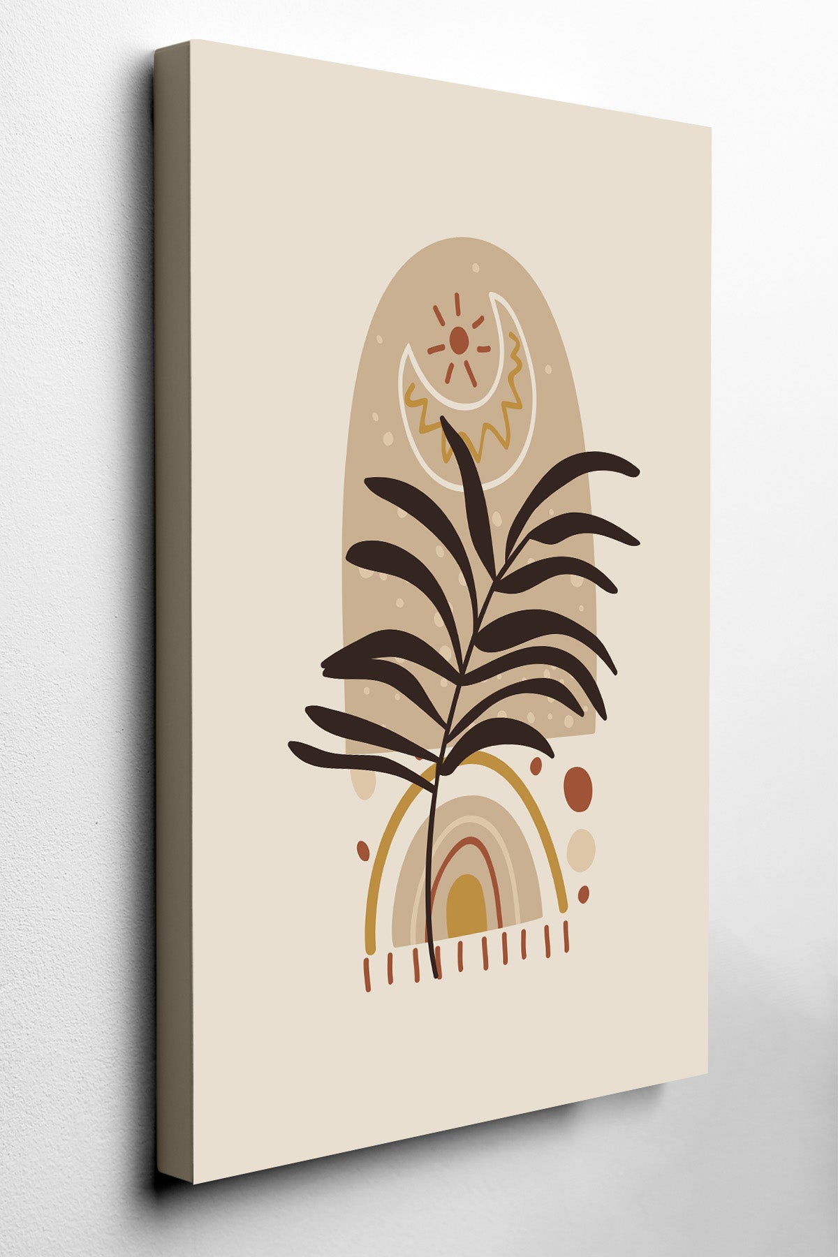 Boho Arch Botanical Canvas Print — canvas wall art